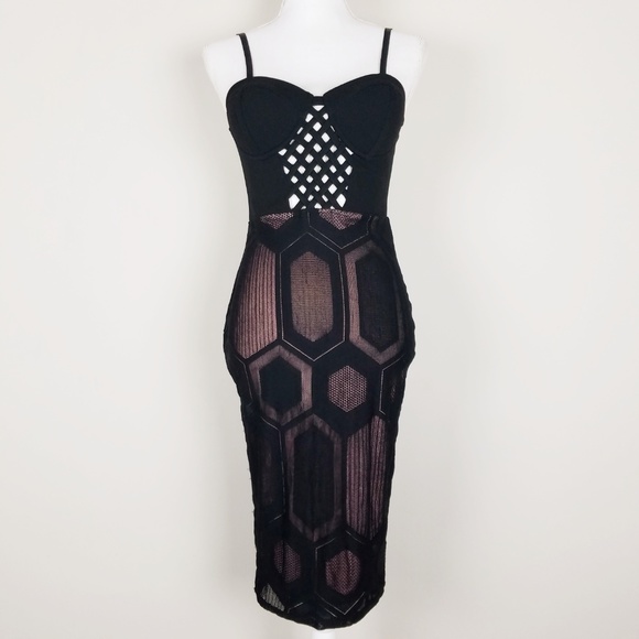 madrag Dresses & Skirts - Madrag Bodycon Bustier Cutout Dress A1106